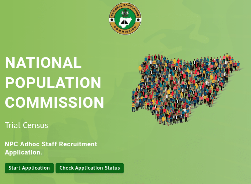 National Population Commission NPC Adhoc Staff ERecruitment for 2023