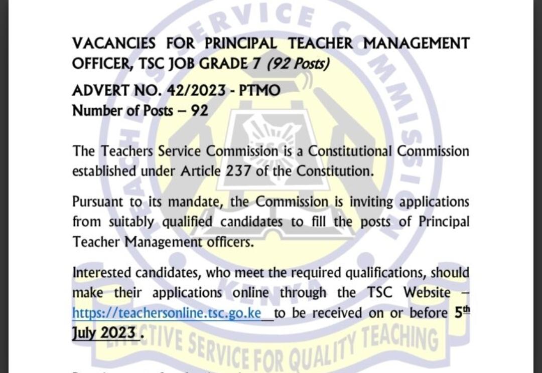 Recruitment Portal 2023 Apply for Teachers