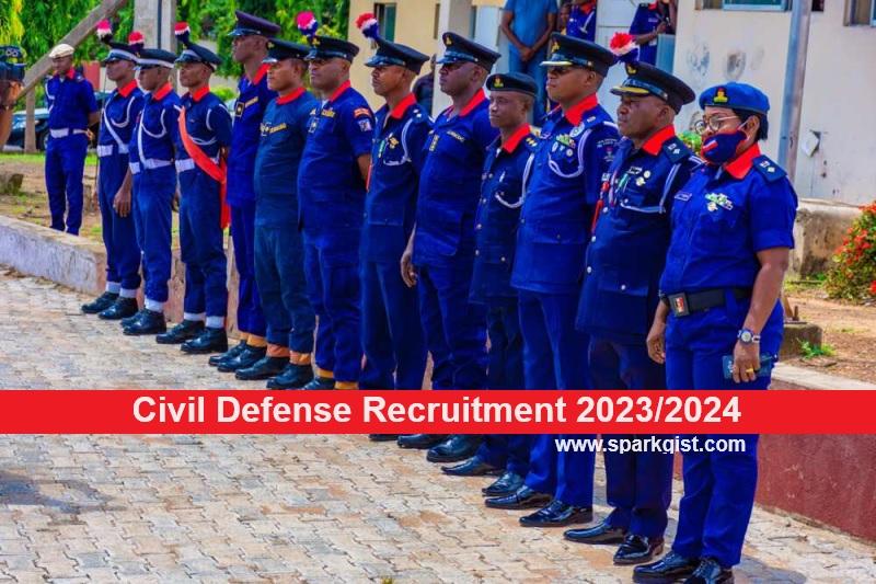 Civil Defence Recruitment 2023/2024 How to Apply Spark Gist
